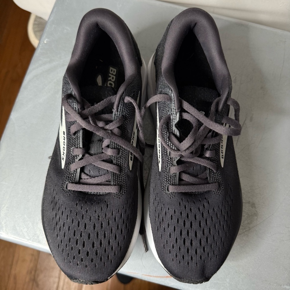 Brooks Black and Gray Athletic Shoes